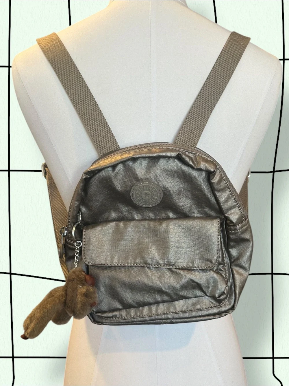 Kipling Metallic Mini-backpack